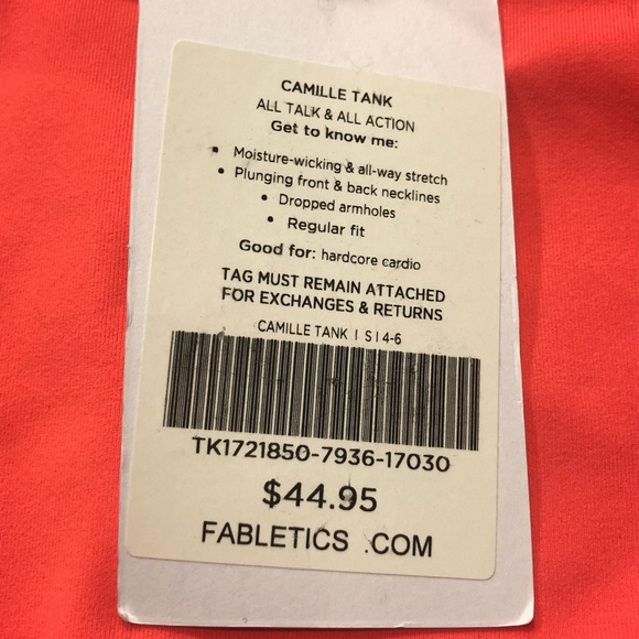 NWT Fabletics X Demi Lovato Camille Tank - Picture 6 of 6